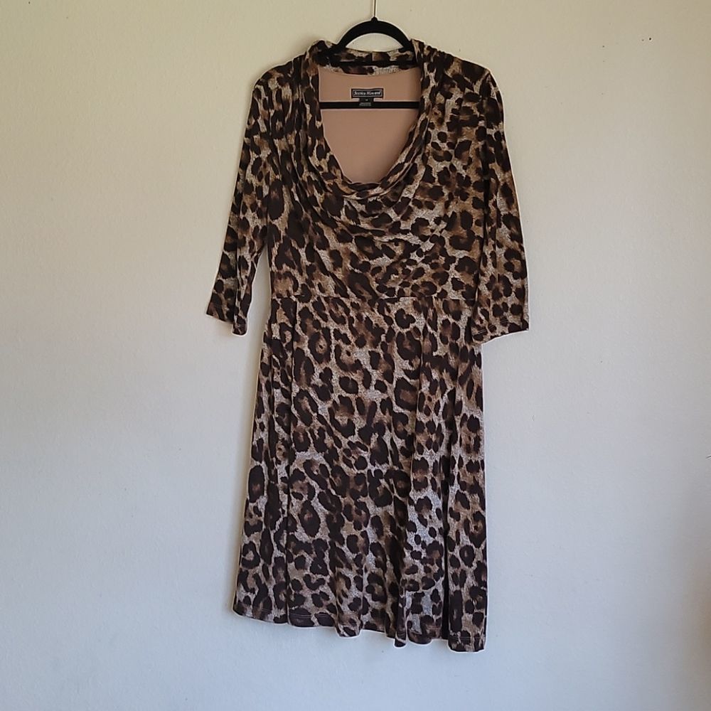 Jessica Howard cowl neck midi dress size 14
